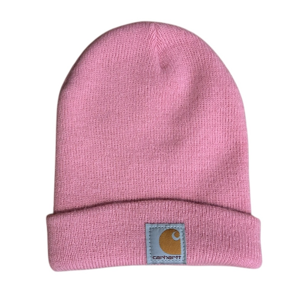 Carhartt Toddler Soft Pink Cuffed Beanie Knit Hat One Size Fits Most 2t 3t 4t
